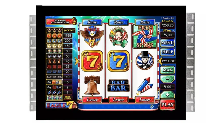 19 inch LCD monitor slot game machine monitor for FOX340 POG WMS Game Monitor