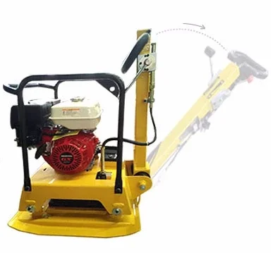 Small Mini Plate Compactor With Petrol Engine heavy manual gasoline vibration rubber dirt plate compactor