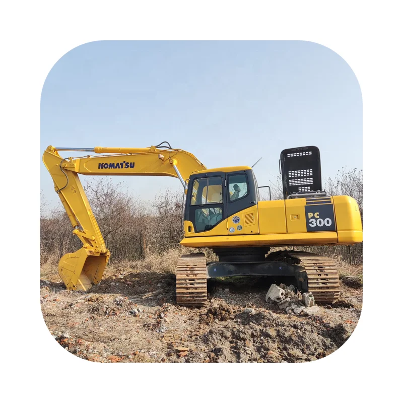 Used Komatsu PC300-7 30ton hydraulic crawler excavator from Japan original