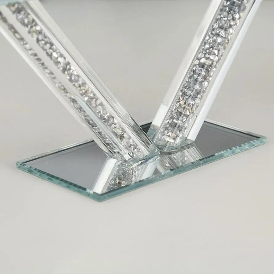 Custom dinning room Romantic table decorative votive candle holder 5 arms crystal candelabra