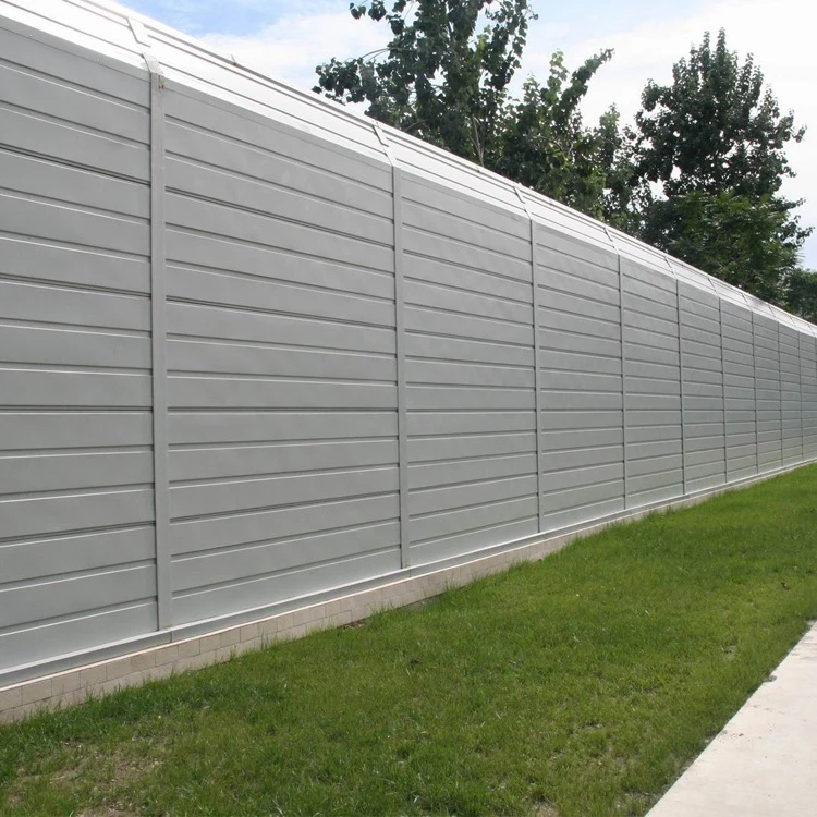 Good price sturdy and durable noise reduction and sound insulation screen  construction site metal sound barriers fence