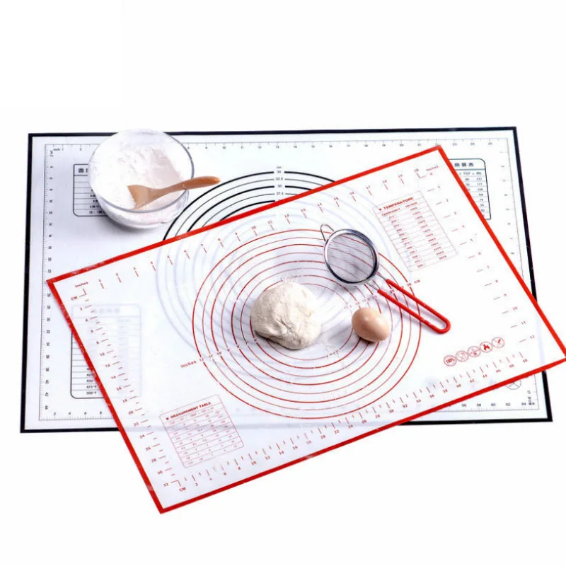 Kneading Dough Mat Silicone Baking Mat Pizza Dough Maker Pastry Kitchen Cooking Baking Sheet