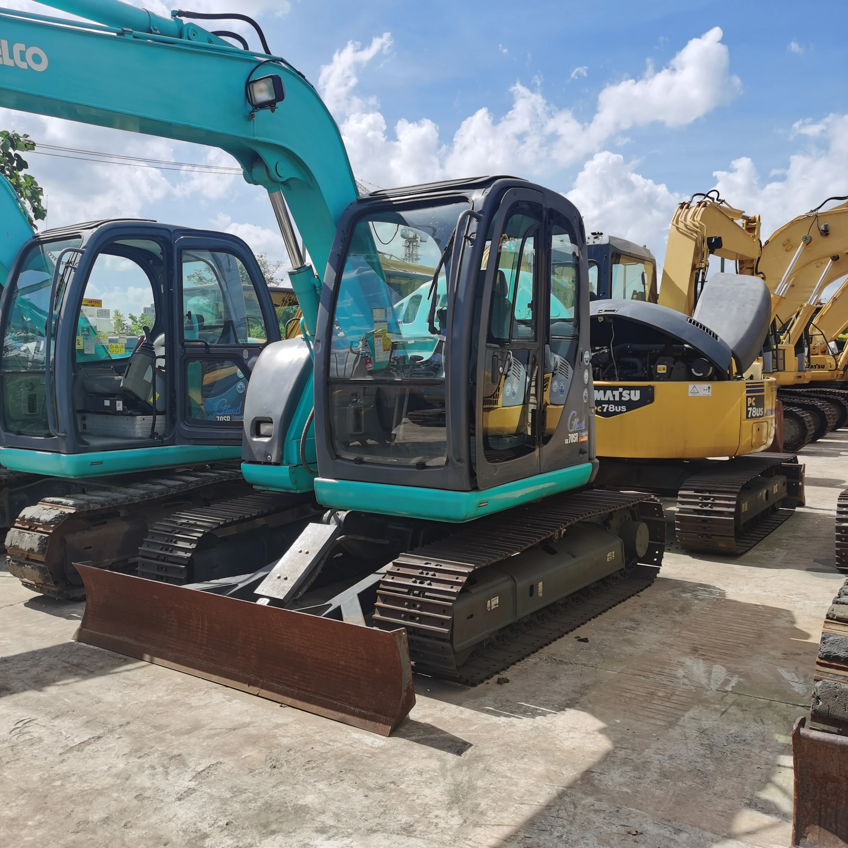 Used Construction Machinery Kobelco SK70SR Popular Excavator with Good Price for Sale