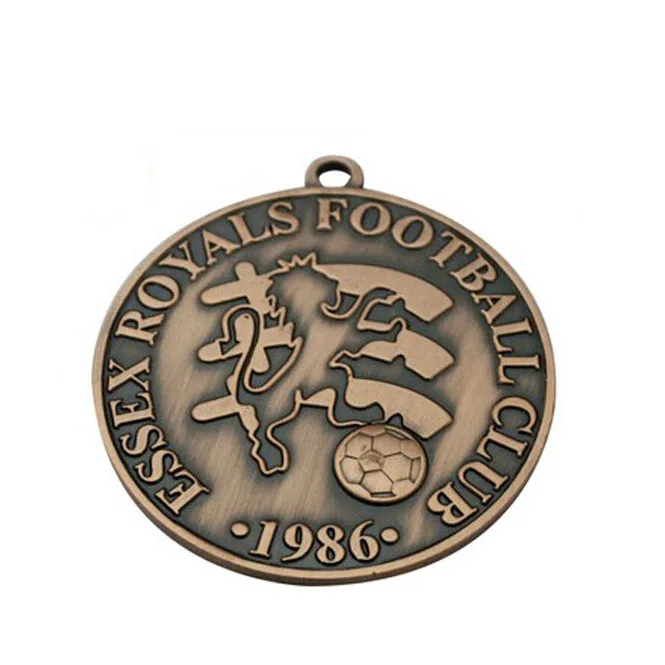 Hot Selling Two Color Tone Iron Metal Medallion For Award