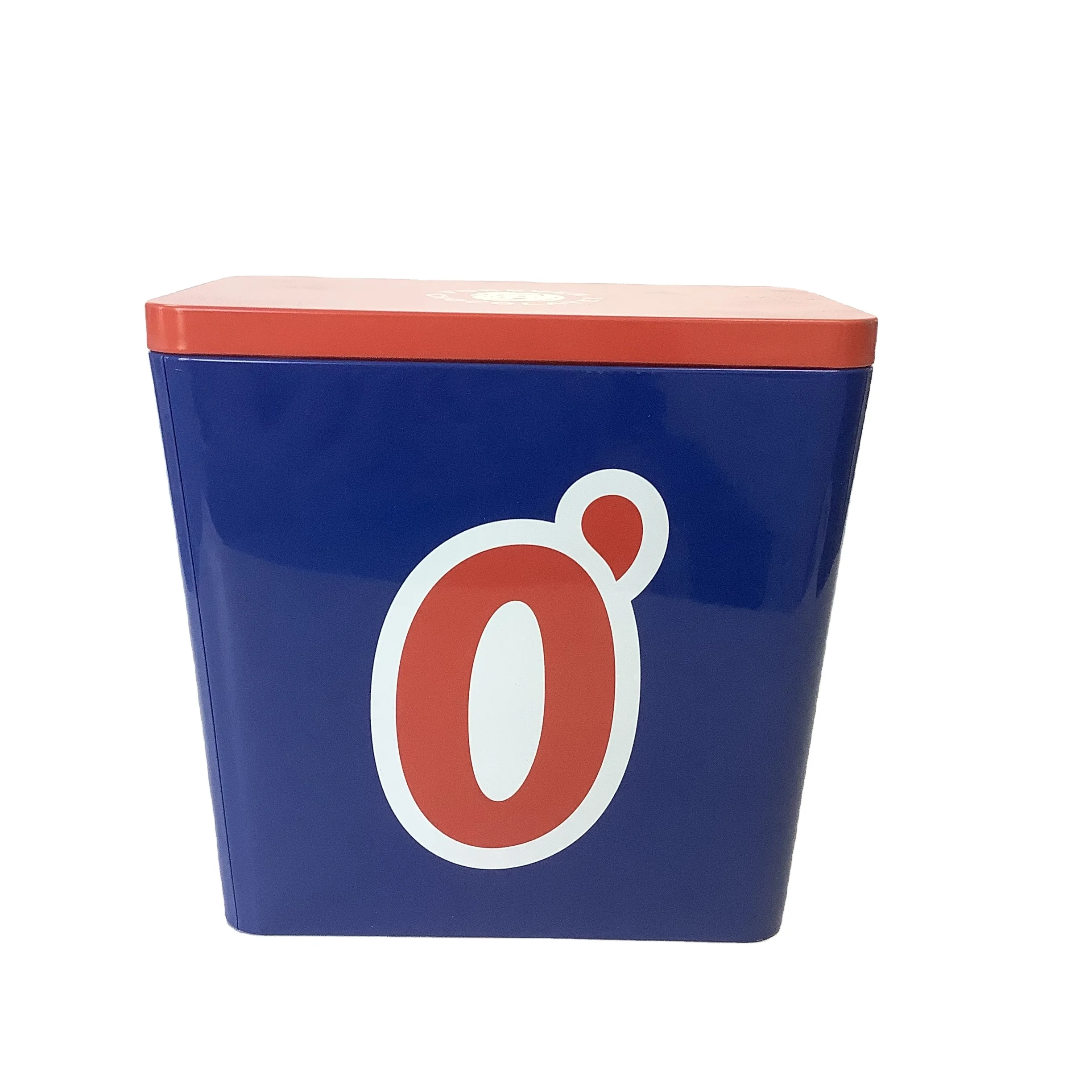 Cone Popcorn Tin Can Tin Bucket with Lid Empty Popcorn Tins