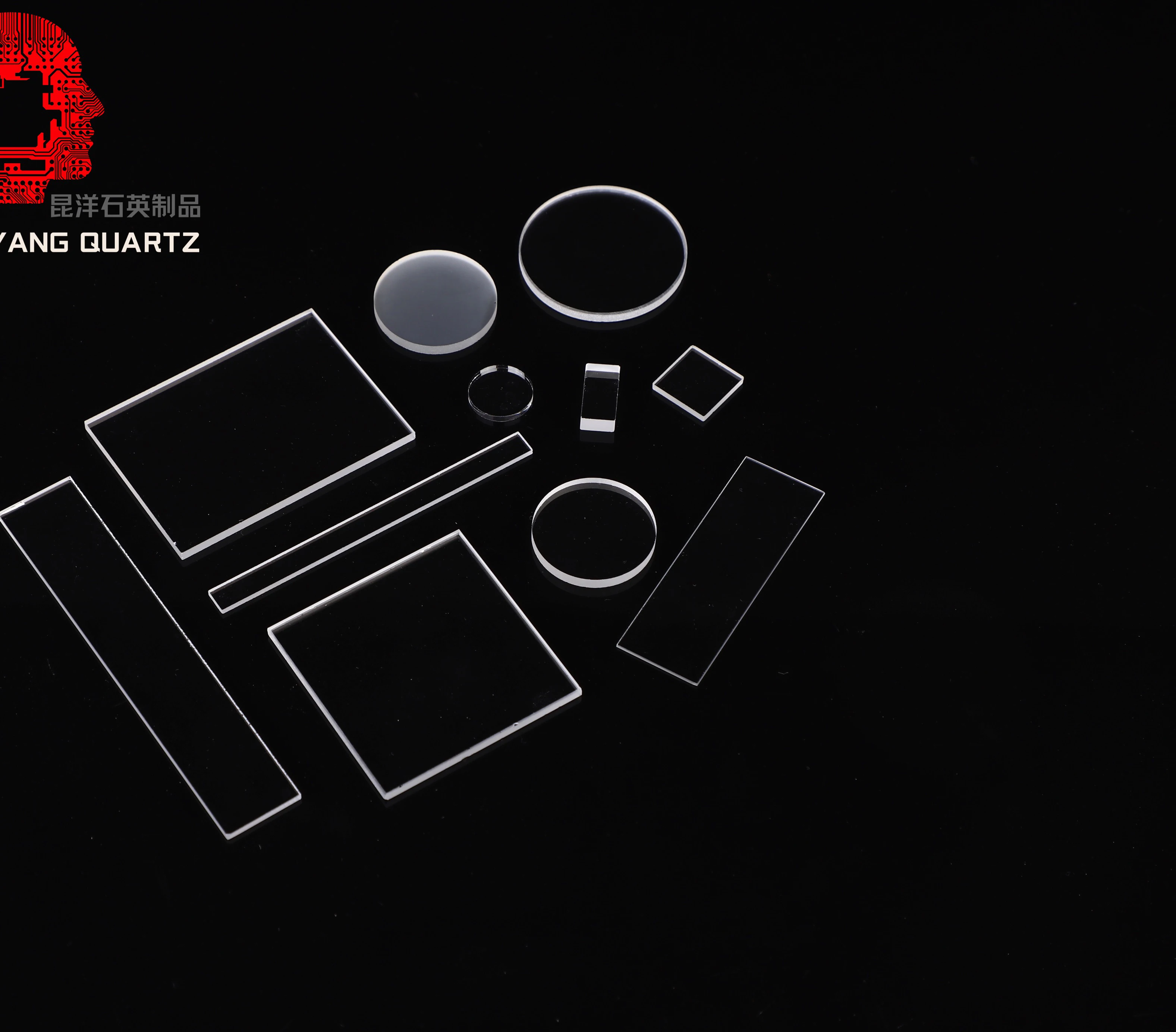 Factory Custom Small Size 10mm JGS1 Fused Quartz Optical Glass Window Plate