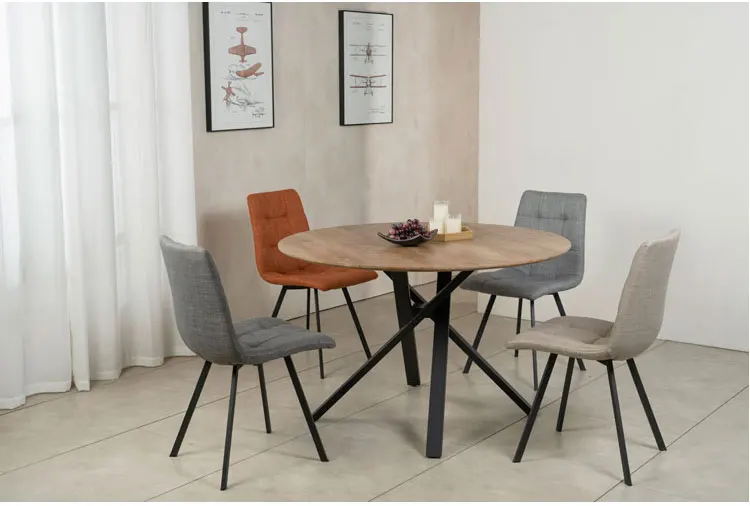 Modern  Home Furniture Dinning Room Set Wooden Round Dining Table