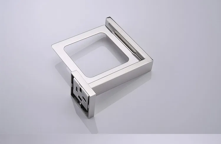 Bathroom Soap Dish Holder SUS304 Stainless Steel Fashion Smooth Mirror Bathroom Hardware Set Wall Mounted Glass Plate