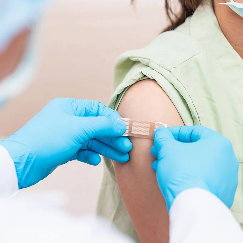 Lake Blue Nitrile Gloves Non-slip Textured Fingertips Disposable Medical Powder Free Nitrile Examination Gloves for Hospital