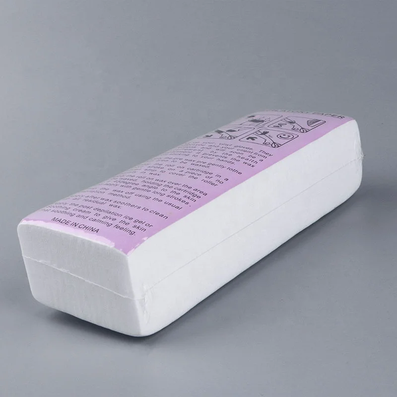 100pc Hair Removal Wax Strips for Face Body Depilatory Wax Epilator Nonwoven Paper Roll-On Cartridge Strips