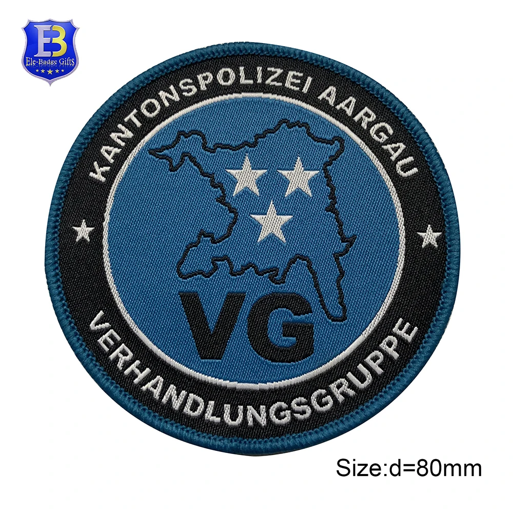 Wholesale Fashion Diy Custom Logo Embroidery Textile Patch Custom Logo Patch Embroidery