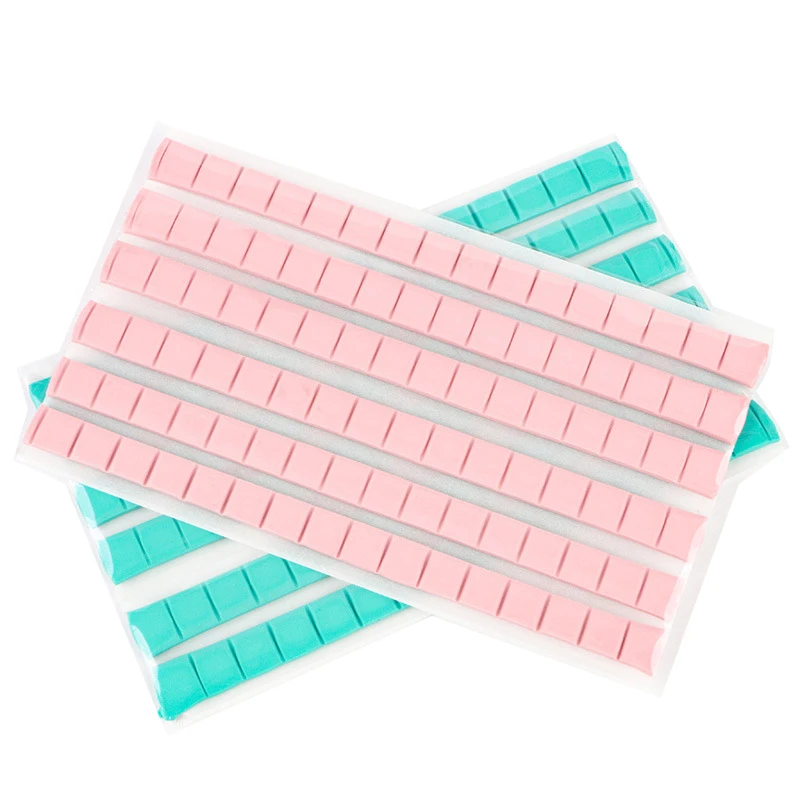 Wholesale Blue Green Board White Putty Practice Sticky Tips Adhesive Glue Reusable Nail Display Plasticine Manicure Clay Art