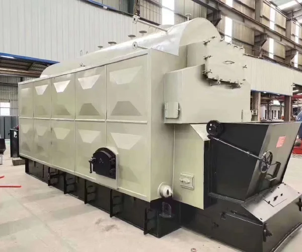 Wood chips water tube steam boiler in taiguo