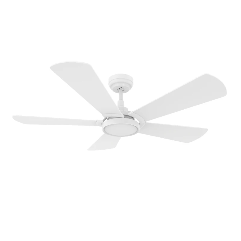 Mid-Century lower carbon motor rated tropical led smart ceiling fan 220v ceiling fan with light dc