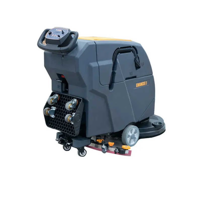 45L Solution Tank Easy To Operate Walk Behind On Industry Floor Scrubber For Industry