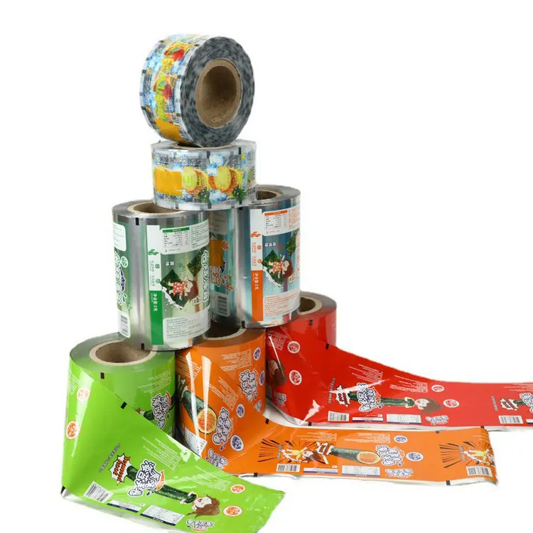 Custom Printed Bopp Laminating Sachet Aluminium Plastic Food Packaging Film Roll