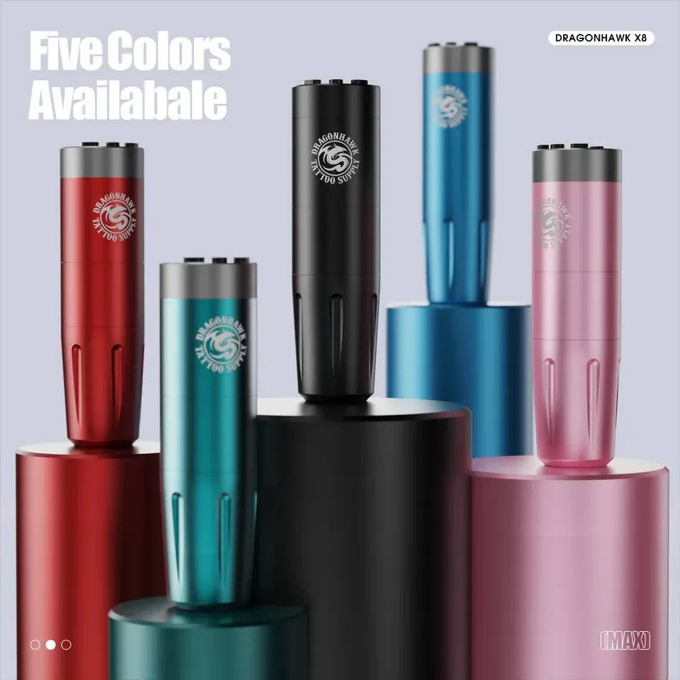 1500mAh Capacity Adjustable Stroke SMP Tattoo Machine For Permanent Makeup Brows Lips Eyelines Wireless Tattoo Pen