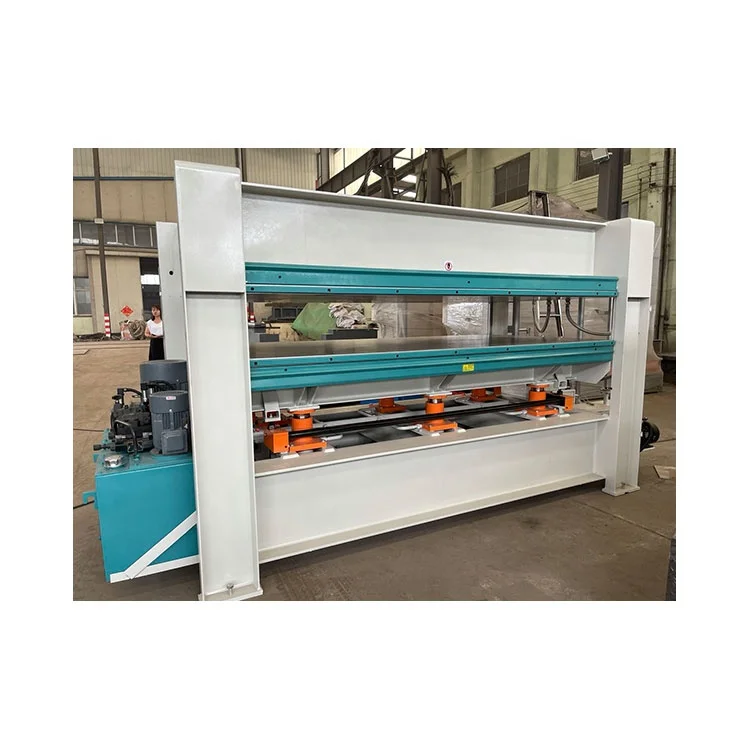 100 тонн, гидравлическая машина горячего прессования с сенсорным экраном, машина для изготовления деревянных дверей