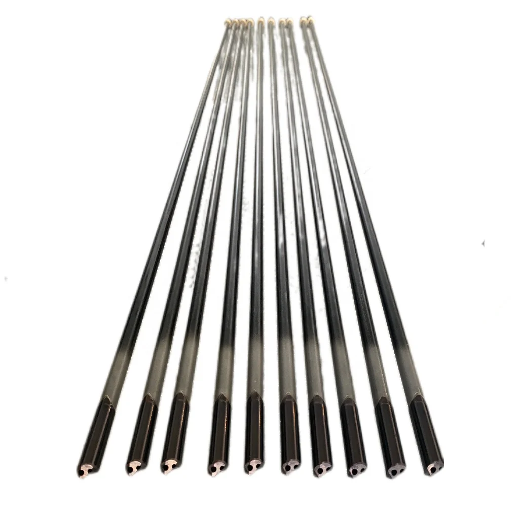 Round bar CNC deep hole  gun drilling machine  with inner coolant carbide gun drill bit