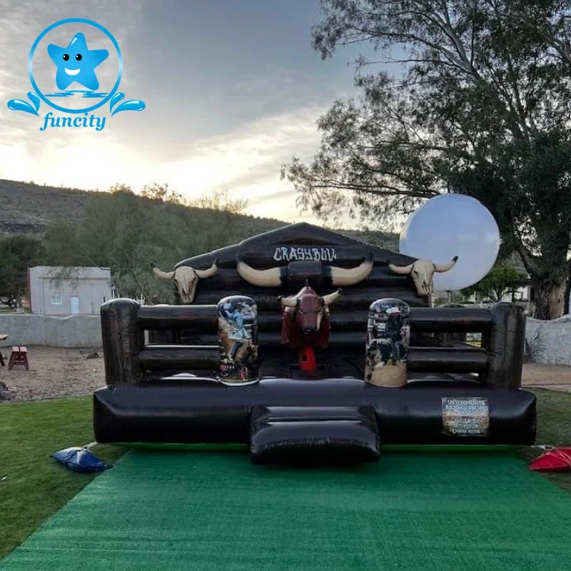 Wholesale Party Rental Equipment Outdoor Sport Game Bull Riding Mechanical Bull Inflatable