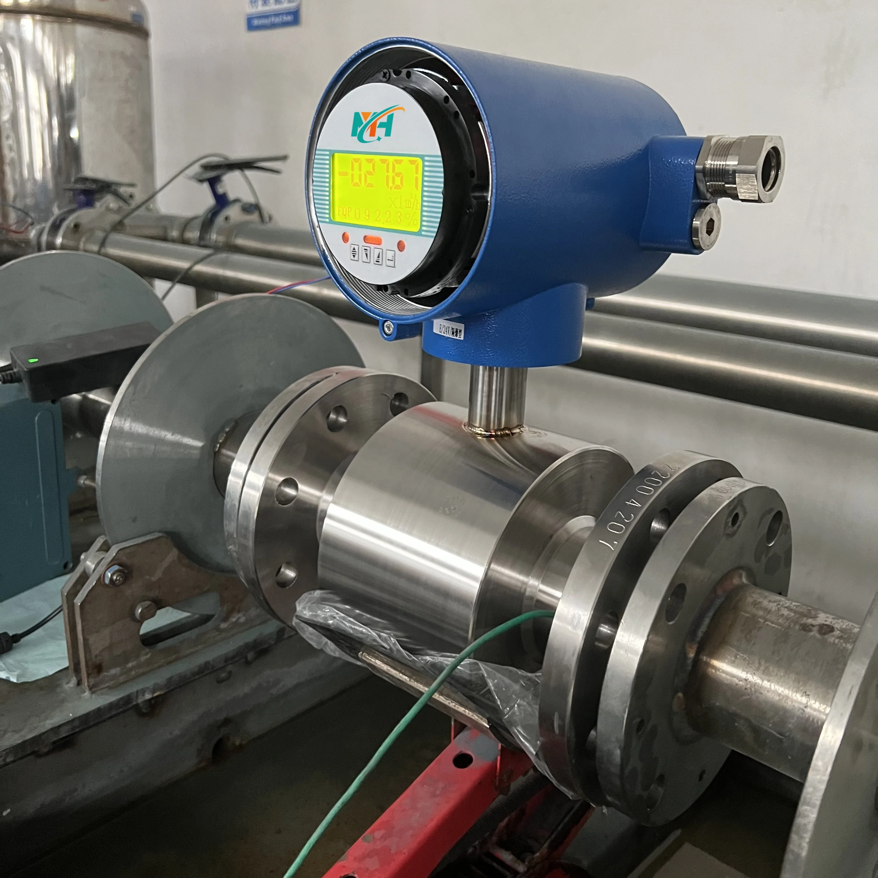 LCD Display Digital DN50 Waste Water SS304/316L Electromagnetic Flowmeter