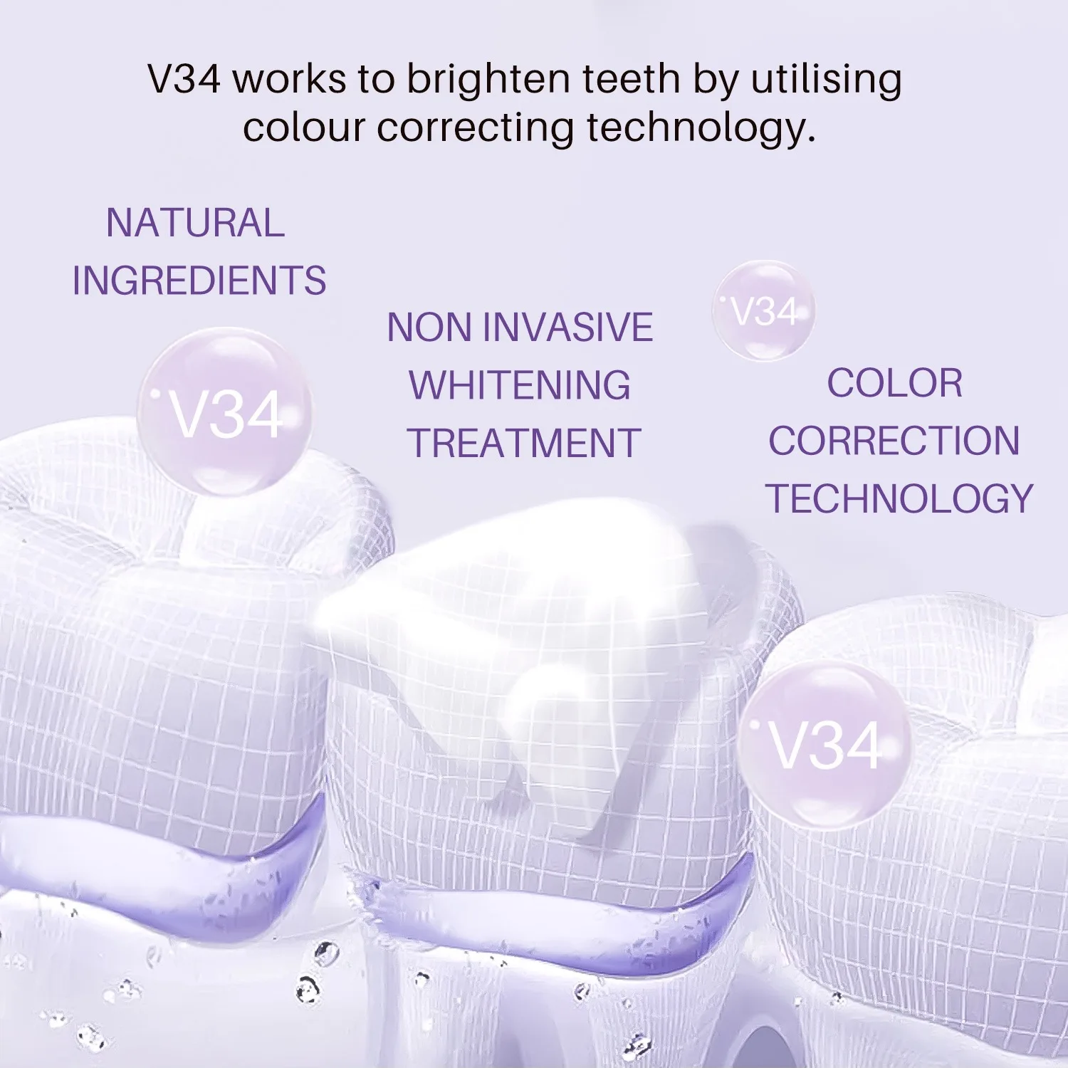 V34 Teeth Whitening Mousse Breath Refreshing Other Teeth Whitening Accessories Tooth Foam Teeth Brightening Mousse Toothpaste