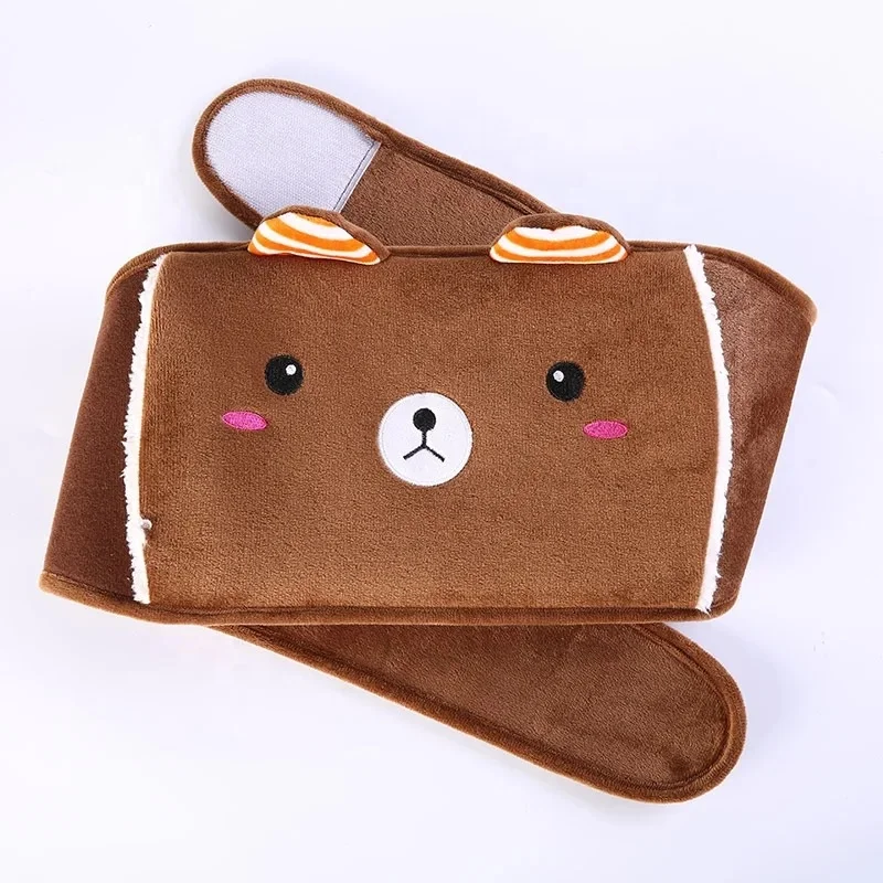 hot water bottle waist belt with fleece cover for adult