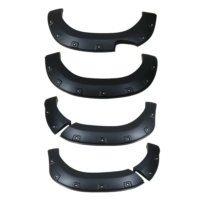 Car Fender Flares Arch Wheel Eyebrow Protector Mudguard Sticker Compatible for Toyota Compatible for REVO 2016