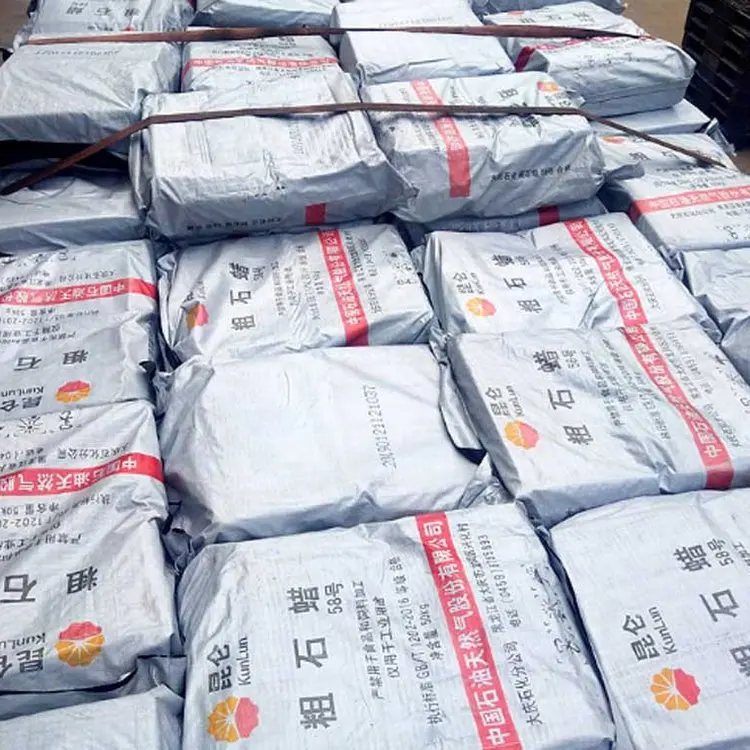 Fully/semi Refined Paraffin Wax Kunlun For Making Candle (54/56/58/60) Cas 8002-7402