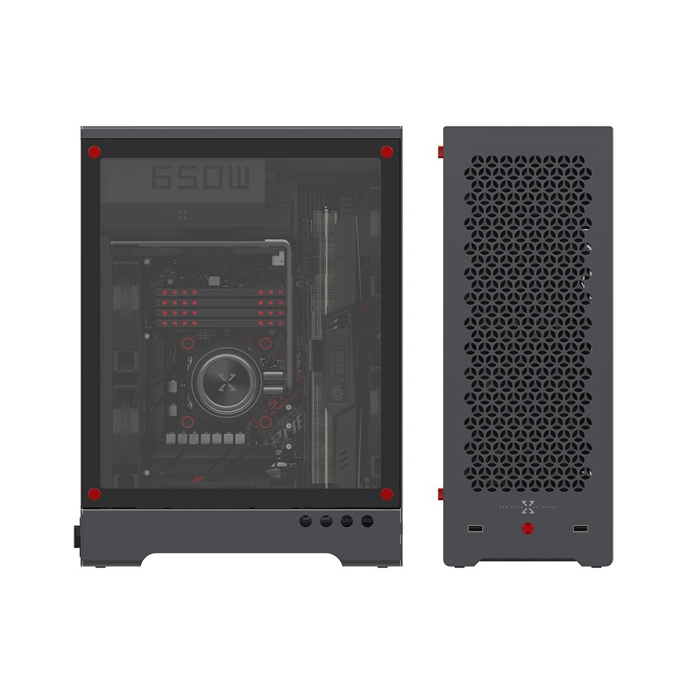  Мини-корпус MATX C1 корпус из алюминиевого сплава для ПК настольное шасси «сделай сам» с установкой игр и домашнего