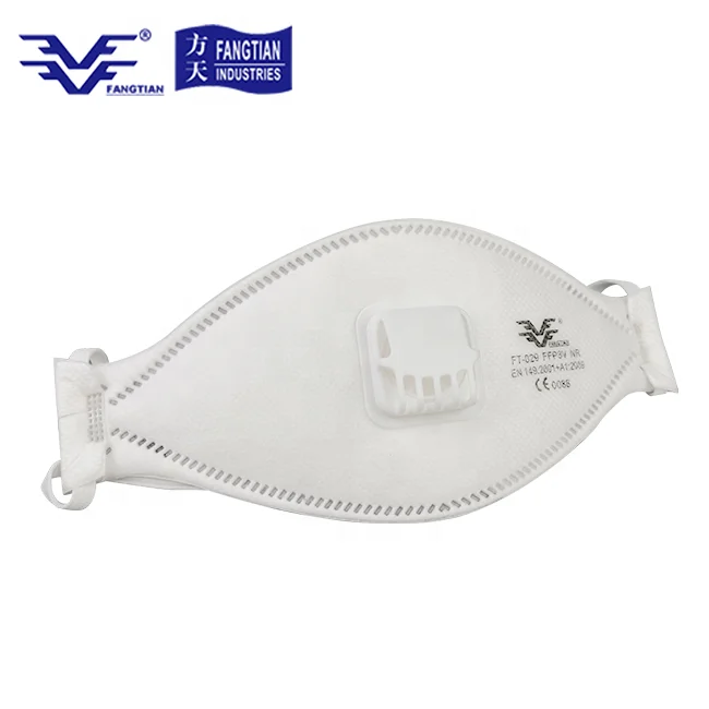 China Design Wholesale Dust Proof Comfortable Skin-Friendly High Filterability FT-029 FFP3V CE Approved Disposable Respirator