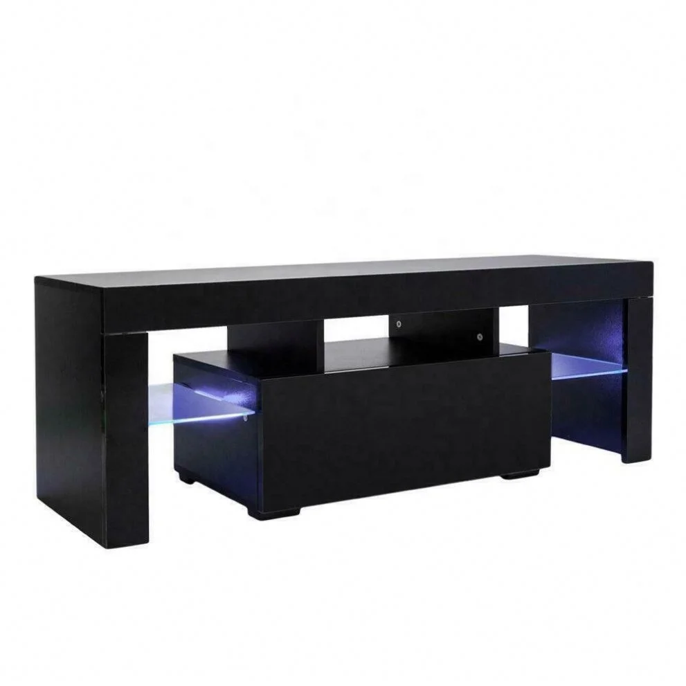 Modern Glass TV Stands Home Furniture Rattan Cabinet Luxury Storage Floor Cabinet Living Room Sets