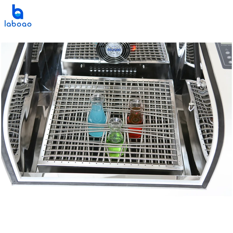 LABOAO cheap digital microplate shaker thermostatic shaking incubator Horizontal Refrigerated Shaking Incubator