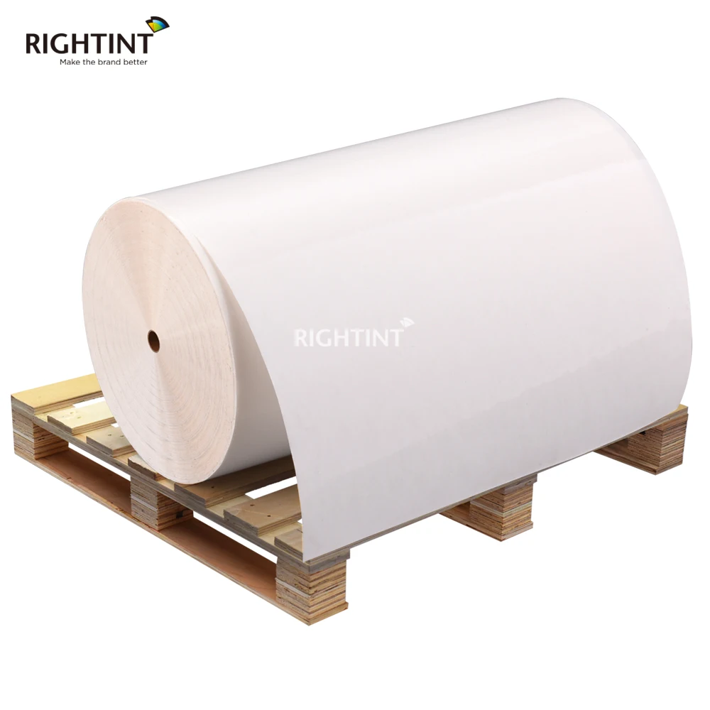 Flexography Wholesale Self Adhesive bopp Packaging Paper Roll flexo Jumbo roll