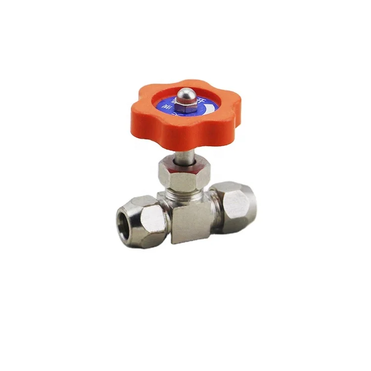 Needle type brass gas standard pneumatic medium temperature regulating check valve