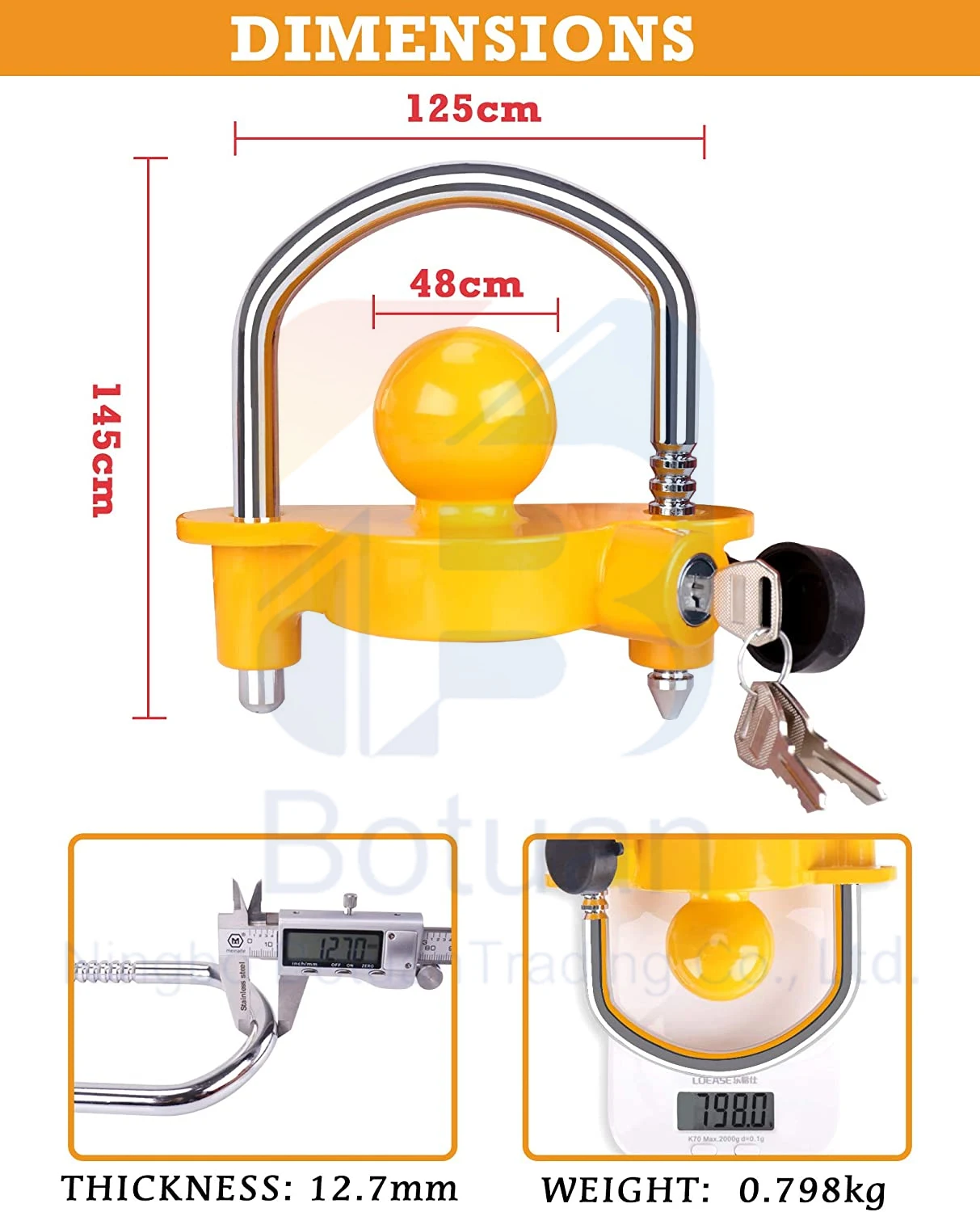 trailer hitch fully adjustable ball coupler lock trailer hitch coupler latch lock Hitch Coupler Lock