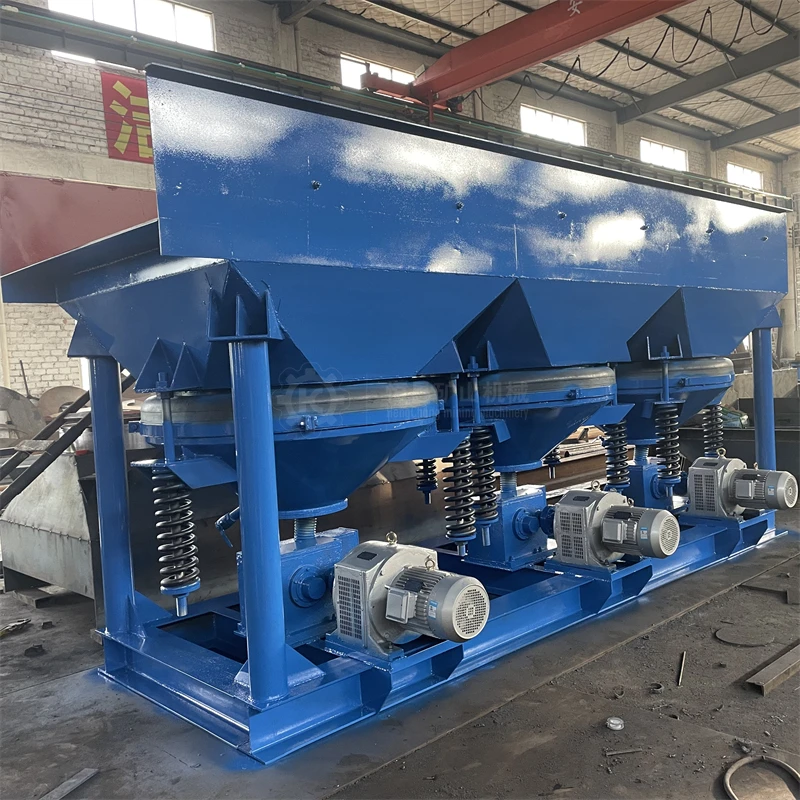 High Quality Sand Gold Mineral Chrome Copper Manganese Barite Diamond Separating JT5-2 Gravity Jig Mining Concentrator Machine