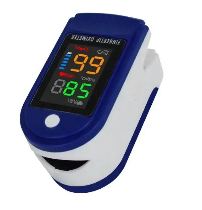 Portable Fingertip Pulse Oximeter Household Blood Oxygen Saturation Heart Rate Monitor Portable Pulse Oximeter