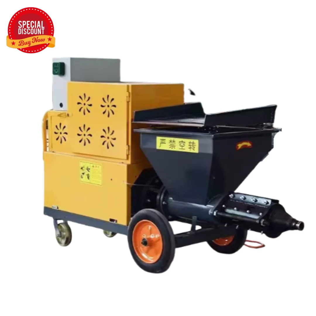 Cement Mortar Putty Plastering Sprayer Machinery for Construction Works