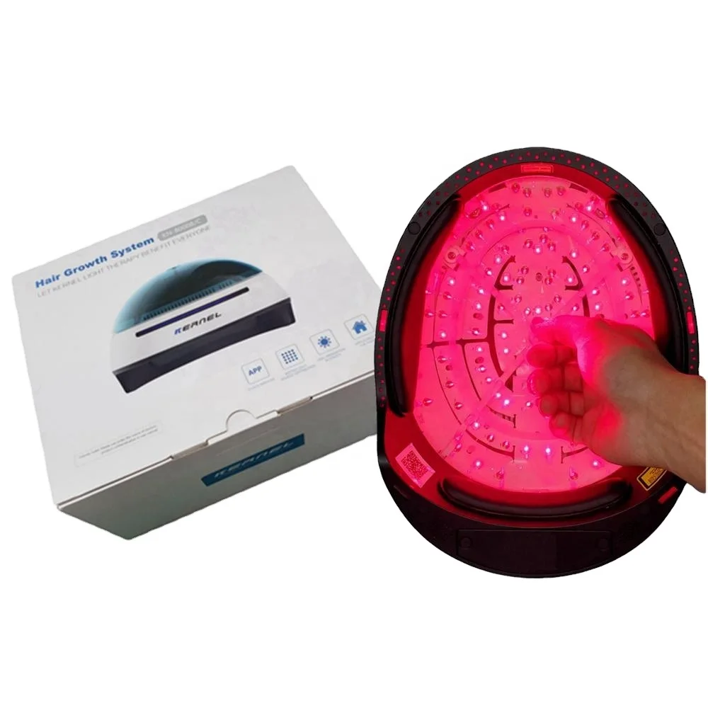 Kernel CE Logo Customize Portable Home Use 650nm 204 Diode Laser Hat for Hair Growth Anti-Hair Loss hair laser helmet
