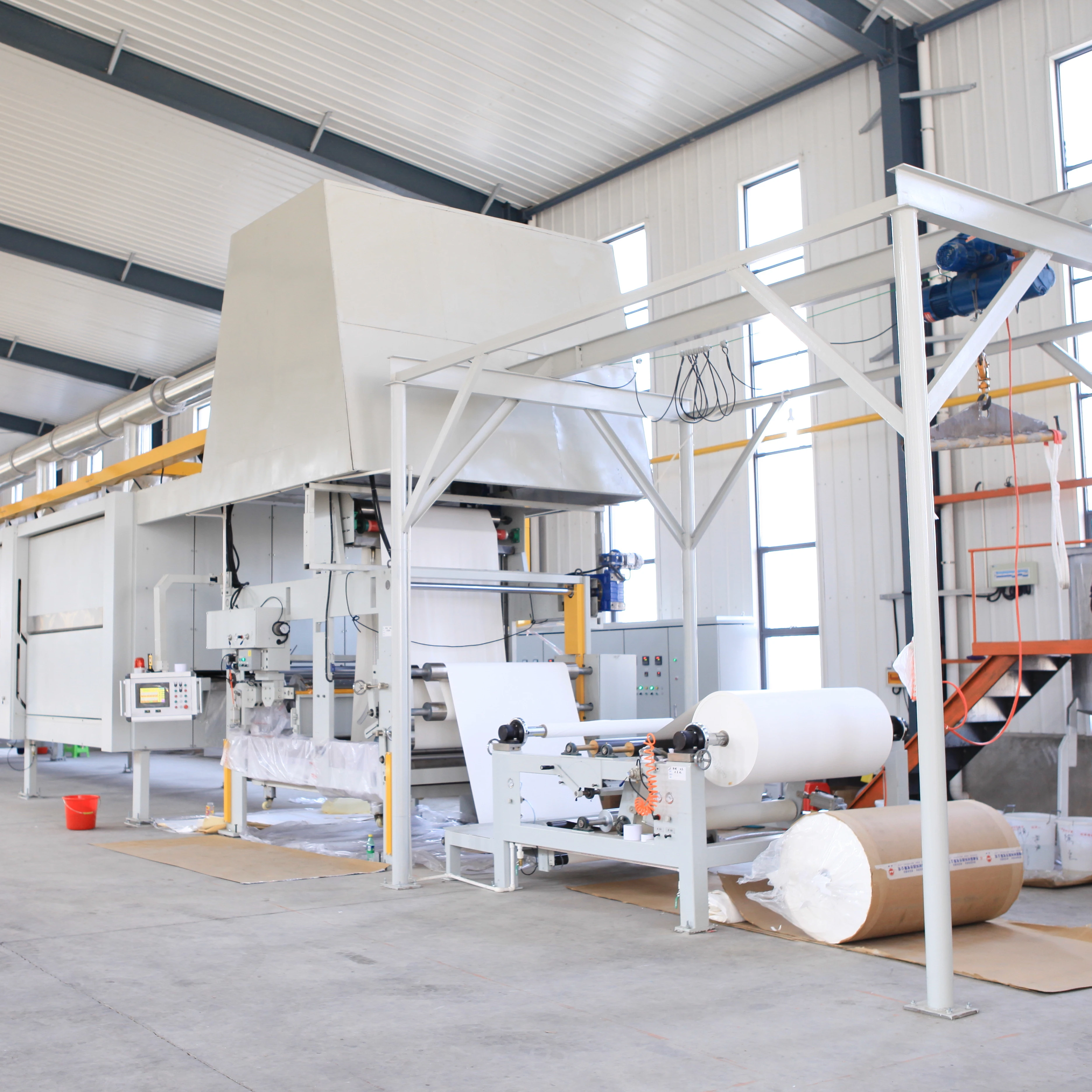 Decoration paper glue coating machine/Melamine paper production line/Impregnation line for kraft paper.