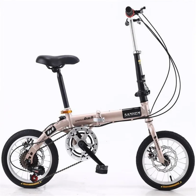 folding bike 14 inch bike V brake bicicleta plegable foldable bicycle folding bike