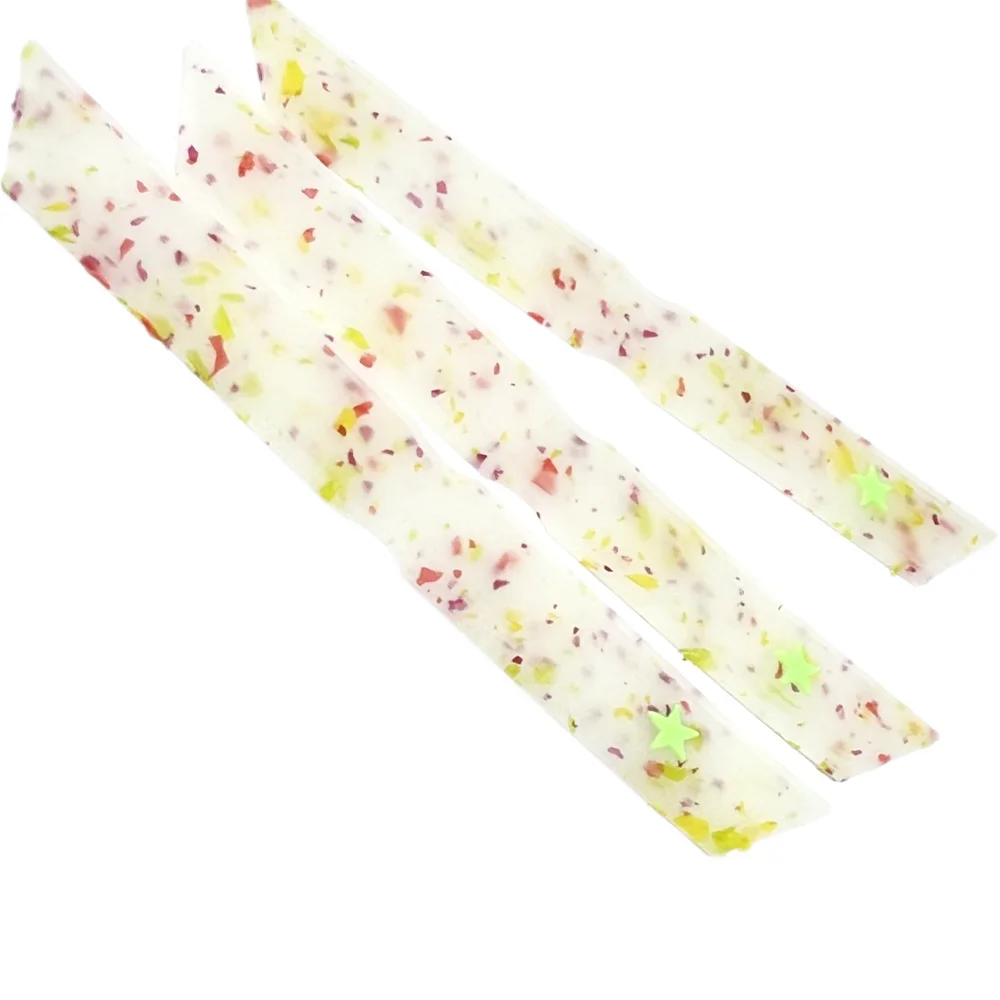 Glow In The Dark Garment Labels Noctilucence Star Custom Label Design Luminous Labels For Clothing Garment Sport Bags