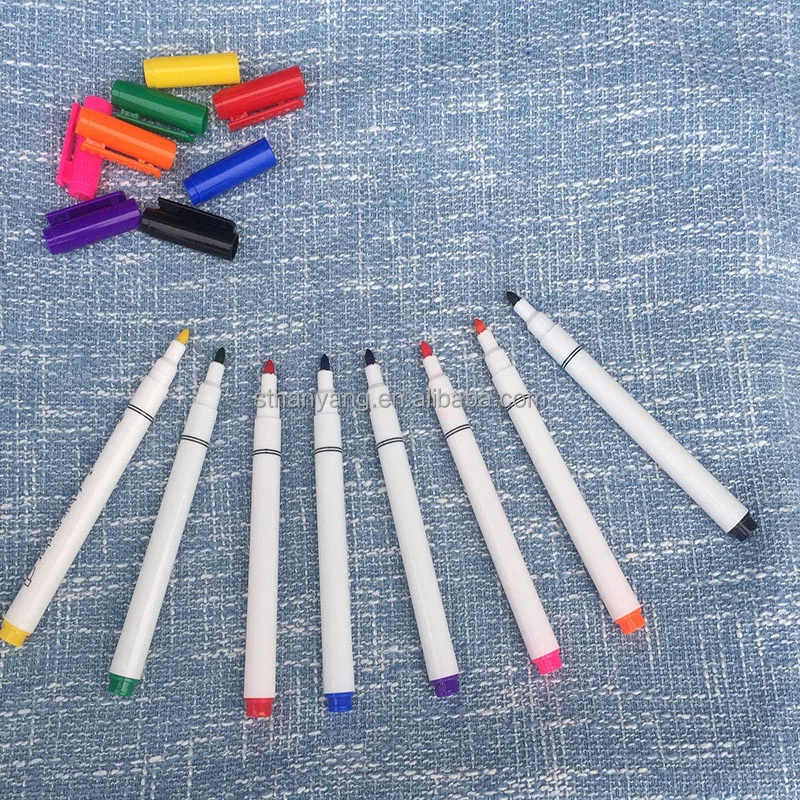 Wholesale Washable Fabric Markers non toxic Art Fabric Markers Yellow Marker Oil-based Children Marken Pen