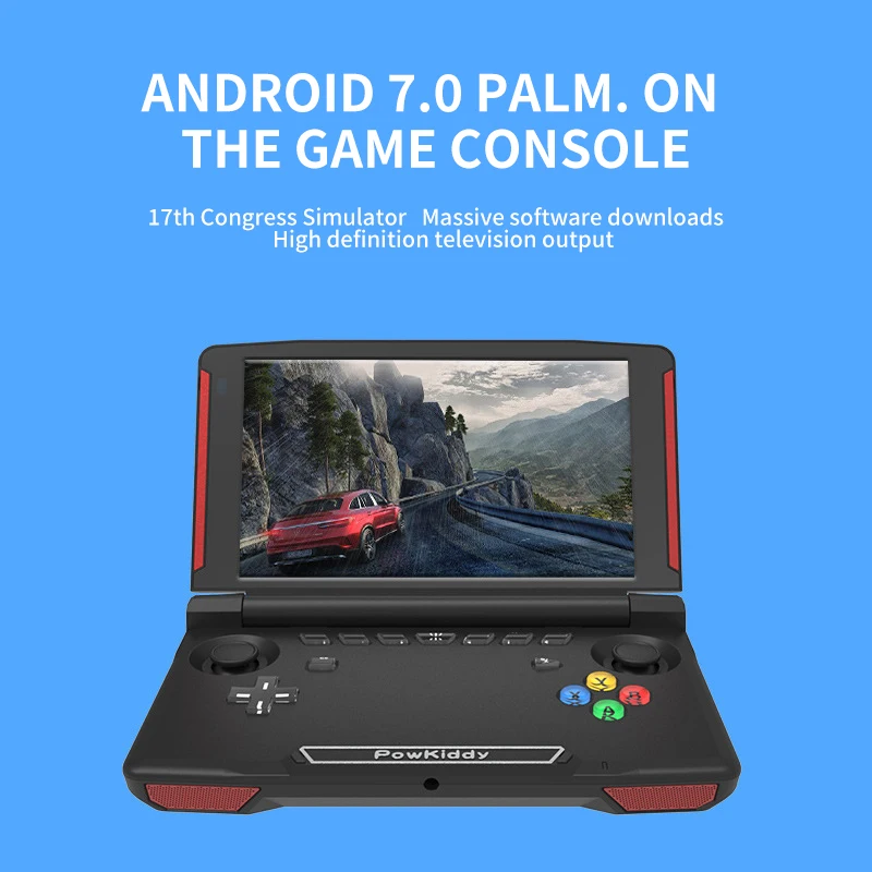 2022 NEW X18 Handheld Game Player 5.5 inch Touch Screen 5000MA Android 7.0 Quad core 2G RAM 16G ROM video Gaming console