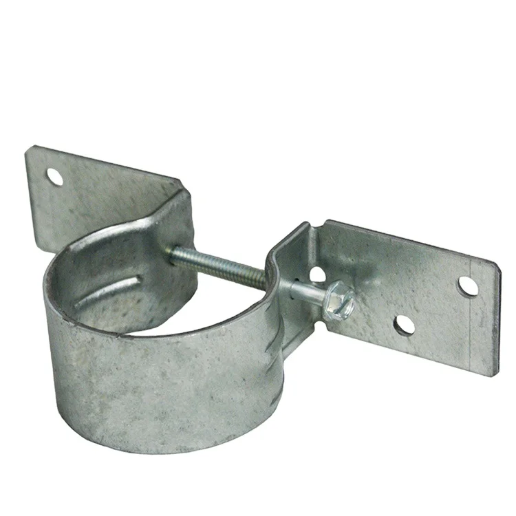 Galvanized Steel to Wood Fence Bracket Iron Metal Garden and Farm Fence Accessories