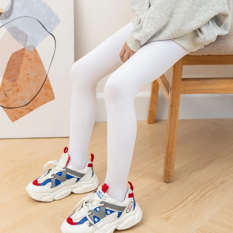 Girls Cotton Pantyhose Spring Autumn Thin Outer Wear Children Baby Girl Leggings Skinny Tights