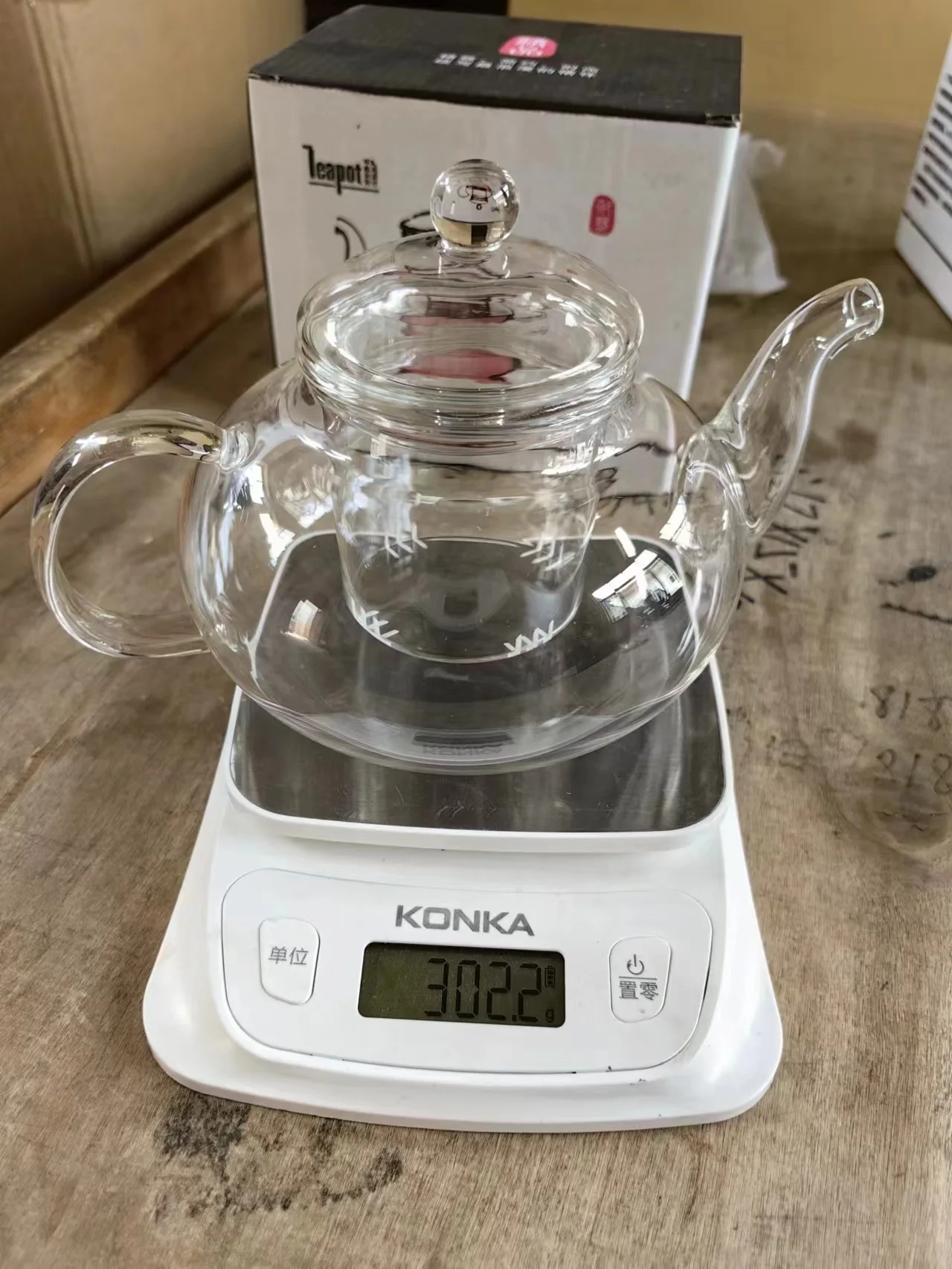 Tea Kettle with Infuser Stovetop Gift Set Microwave & Dishwasher Safe Glass Teapot with Removable Glass Lid and Strainer