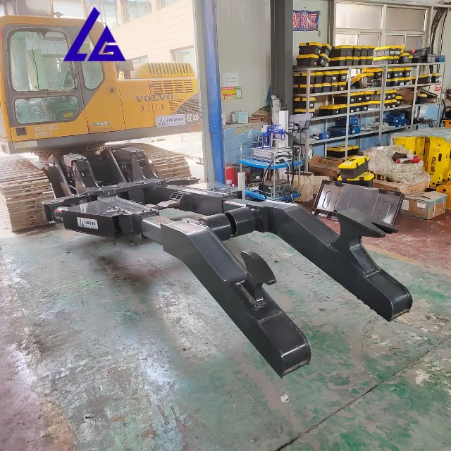 Skillful Car Teardown Holding Arm Vehicle Breaking Car Dismantling