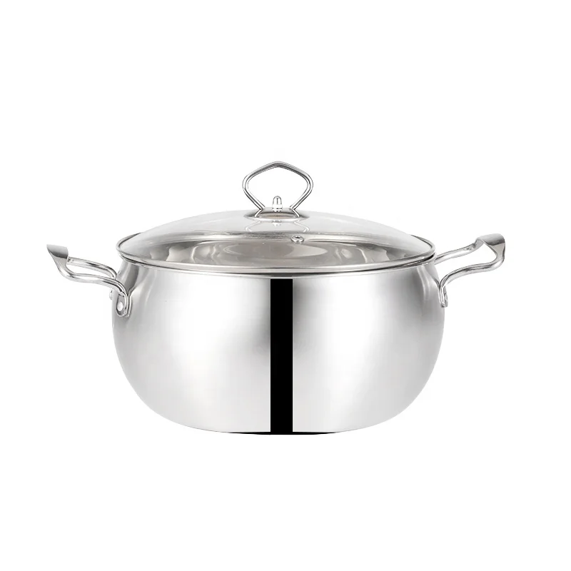 
Hot Selling Cooking Pot No Oil 3Pcs Stainless Steel Casserole Set Hot Pot Cooking Casserole Set 